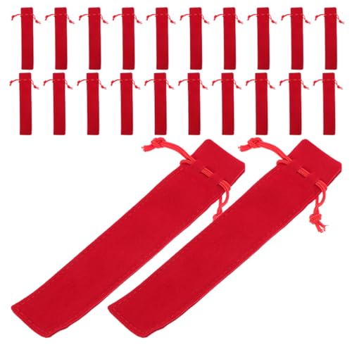 PartyKindom 30 Stück Doppelseitiger Verstärkter Stifthalter Weiche Stiftsleeves für Schule Büro und Geschäftliche Zwecke von PartyKindom