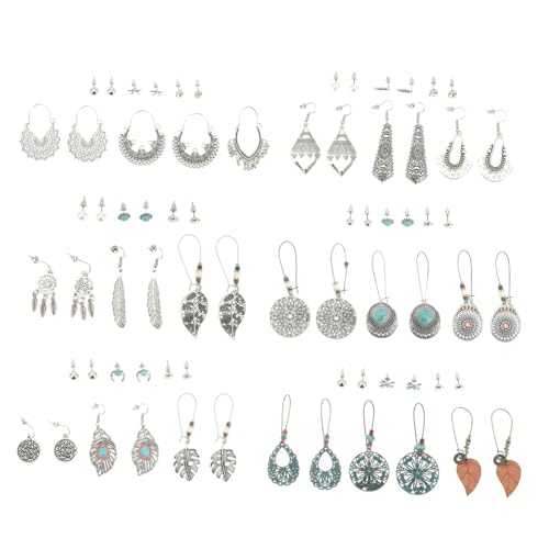 PartyKindom 36 Paare Boho Ohrringe Damen Hängend Ohrschmuck Böhmische Statement Ohrhänger Vintage Stil Für Partys Langlebig Alltag Hochzeit Geschenk von PartyKindom