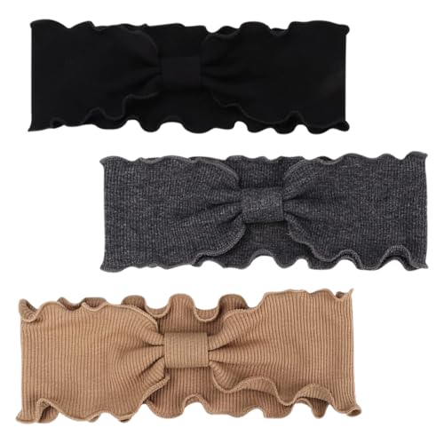 PartyKindom 3stücke Stirnband Mit Breiter Krempe Aus Feinem Schweißabsorbierend Für Damen-sport Für Yoga Laufen Und Alltagslook von PartyKindom