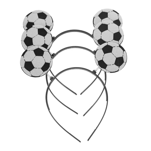 PartyKindom 3stücke Damen-sport-stirnband Bequeme Haarbänder Für Erwachsene Einzigartige Kopfschmuck Für Mottopartys Und Festival-events von PartyKindom