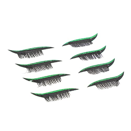 PartyKindom 4 Paare Selbstklebende Augen Make Up Eyeliner Wimpern Aufkleber für Einfach zu Verwenden für Wiederverwendbar Glitter Design von PartyKindom