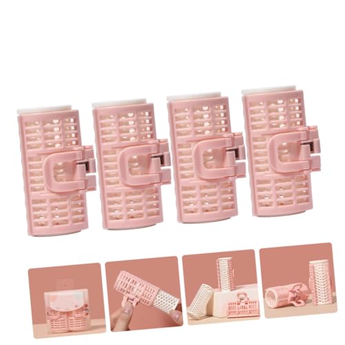 PartyKindom 4 Stück Praktische Haarklammern Luftige Locken und Bangs Wiederverwendbare Haarwickler für Frauen Langlebige Styling Clips zur Natürlichen Lockenformung Leicht und Zufällige Farbe von PartyKindom