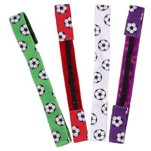 PartyKindom 4 Stück Sportliches Teiliges Stirnband für Frauen in Candy Farben Elastisch Atmungsaktiv Schweißabsorbierend Rutschfest für Yoga Fußball und Running und Style Vereint von PartyKindom