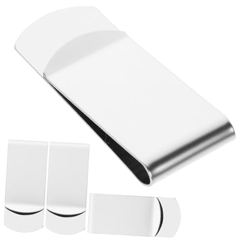 PartyKindom 4 Stück Teiliges Kleiner Praktischer Geldklammern Robustem Multifunktional für Scheine und Karten Kompakt und Langlebig als Praktischer Geldclip für Unterwegs von PartyKindom