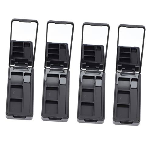 PartyKindom 4 Stück Teiliges Kosmetik Aufbewahrungsboxen Lidschatten Concealer Lippenstift Organizer Leicht Tragbar für Reisen und Zuhause Design von PartyKindom