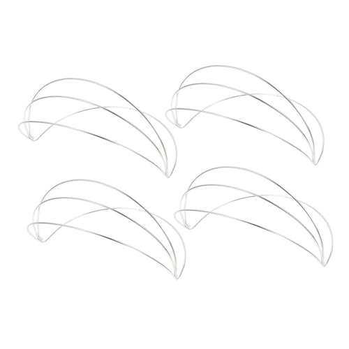 PartyKindom 4 Stück Teiliges Metall Crown Headband DIY Base Lagiger Leichter und Langlebiger Kopfschmuckrahmen für Hanfu Cosplay und Traditionelle Festtagskostüme von PartyKindom