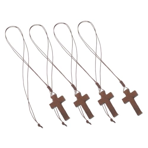 PartyKindom 4 Stück Verstellbarer Anhänger mit Retro Ostermotiv für Herren und Damen Stilvoller Religiöser Schmuck und Fahrzeugdekoration von PartyKindom