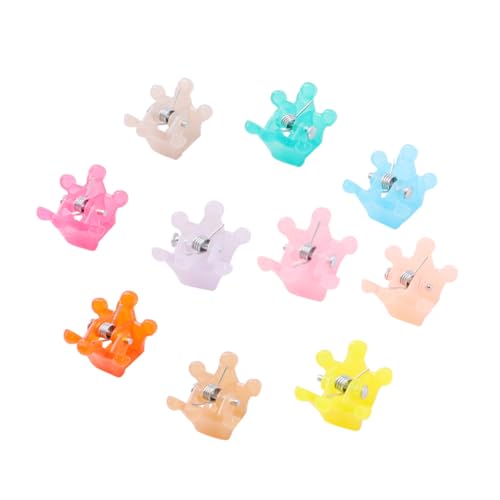 PartyKindom 40 Stück Teiliges Mini Haarspangen Kleiner Haarklammern Süßes Design Langlebig Leicht für Mädchen Geschenk Geeignet Diverse Farben von PartyKindom