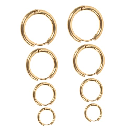 PartyKindom 4paare Kleine Kreis-ohrringe Für Damen Runde Creolen Dekorative Ohrschmuck Für Jeden Anlass PartyKindom 4paare Kleine Kreis-ohrringe Für Damen Runde Creolen Dekorative Ohrschmuck Für Jeden Anlass von PartyKindom