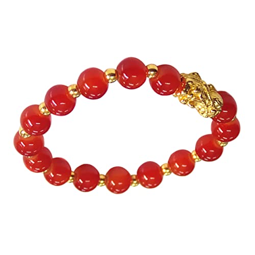 PartyKindom 4Stücke Simulation Achat Armbänder für Mode Handgelenk Dekoration Perfektes mit Feiner Verarbeitung für Partys von PartyKindom