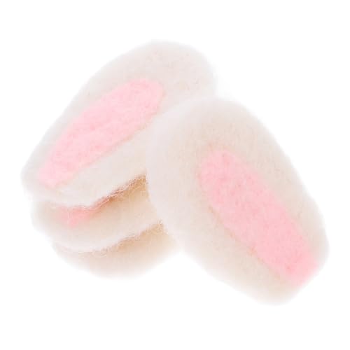 PartyKindom 4stücke Wollfilz Hasenohren Niedliche Kopfbedeckung Für Bastelprojekte Multifunktionale Accessoires Für Ohrringe Haarclips Und Handy- Weich Und Langlebig Für Altersgruppen von PartyKindom
