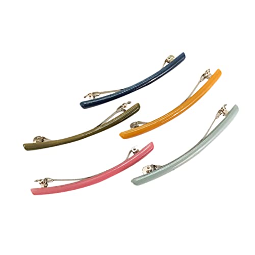 PartyKindom 5stücke Bunte Haarnadel Damen Bonbonfarbene Haarspangen Seitliche Haarspangen Kreative Haar-accessoires Für Frauen Und Mädchen Langlebig Und Sicher von PartyKindom