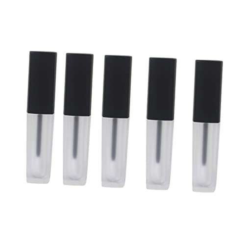 PartyKindom 5 Stück Leere Lippenstiftflaschen Nachfüllbare Reisebehälter für Lip Gloss mit Mattem Finish für Unterwegs und Kosmetikproben PartyKindom 5 Stück Leere Lippenstiftflaschen Nachfüllbare Reisebehälter für Lip Gloss mit Mattem Finish für Unterwegs und Kosmetikproben von PartyKindom