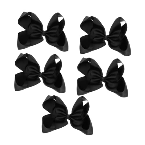 PartyKindom 5 Stück Teiliges Haarspangen mit Schleifen Bunte Haarschmuck Clips für Junge Mädchen und Mädchen Einfache Anwendung Geeignet für Party Hochzeit und Alltag Niedliche Haarklammern von PartyKindom