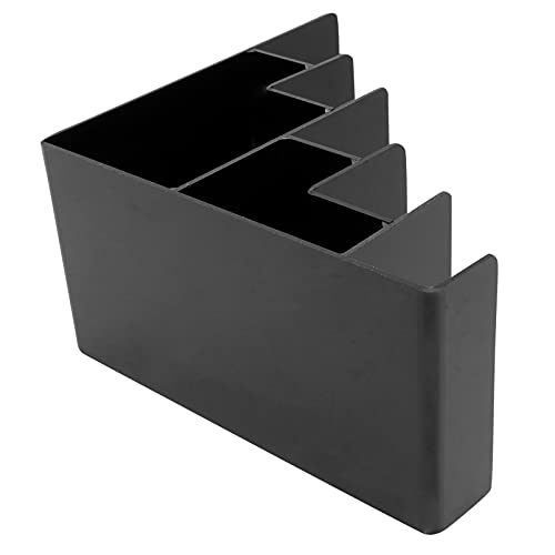 PartyKindom 5-lagiger Make up Regal Ständer Transparenter Kosmetik Organizer Mit Leiter Design Vielseitiges Aufbewahrungsregal Für Schlafzimmer Badezimmer Und Schreibtisch (schwarz) von PartyKindom