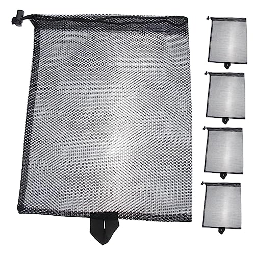 PartyKindom 5stücke Netz Aufbewahrungstasche Mit Kordelzug Für Reisen Mesh Storage Bags Tragbare Pouches Für Kleinigkeiten Platzsparend Und Praktisch von PartyKindom