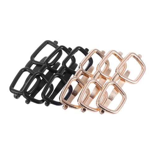 PartyKindom 6stücke Herren Krawattenklammern Aus Metall Brillenförmig Mit Starkem Halt Für Business Hochzeit Und Formelle Anlässe Geeignet Als Krawattenschmuck Und Hemdclip von PartyKindom