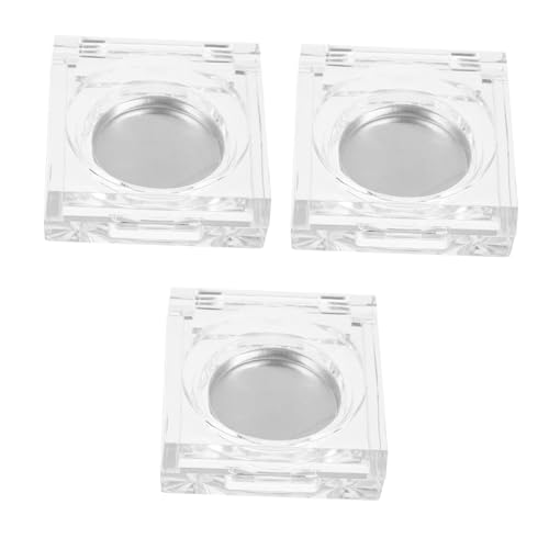 PartyKindom 6 Stück Kosmetik-Unterbehälter Palette Lidschatten Make-up-Etui erröten Bausatz tragbarer make up organizer kosmetik behälter Aufbewahrungsbehälter für Rouge Rougebehälter Plastik von PartyKindom