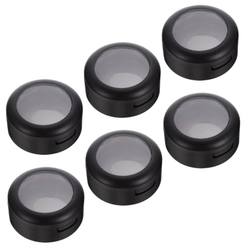 PartyKindom 6 Stück Leere Lidschattenboxen Schwarz Einzelfarben Kosmetikbehälter Kompakte Aufbewahrung für Lidschatten Concealer Praktische Reisegröße Auslaufsicher und Leicht zu Öffnen PartyKindom 6 Stück Leere Lidschattenboxen Schwarz Einzelfarben Kosmetikbehälter Kompakte Aufbewahrung für Lidschatten Concealer Praktische Reisegröße Auslaufsicher und Leicht zu Öffnen von PartyKindom