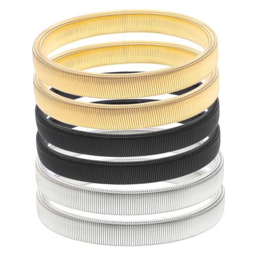 PartyKindom 6 Stück Metallarmbänder Elastisch Für Männer Frauen Verstellbare Ärmelhalter Robuste Armriemen Passend Für Hemdärmel Dunkel PartyKindom 6 Stück Metallarmbänder Elastisch Für Männer Frauen Verstellbare Ärmelhalter Robuste Armriemen Passend Für Hemdärmel Dunkel von PartyKindom