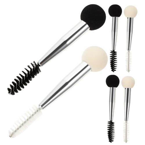PartyKindom 6 Stück Teiliges Dual End Make Up Schwamm mit Eyebrow Stamper und Mascara Langlebig Vielseitig für Foundation Wimpern für Präzises Augenbrauen und Wimpernstyling PartyKindom 6 Stück Teiliges Dual End Make Up Schwamm mit Eyebrow Stamper und Mascara Langlebig Vielseitig für Foundation Wimpern für Präzises Augenbrauen und Wimpernstyling von PartyKindom