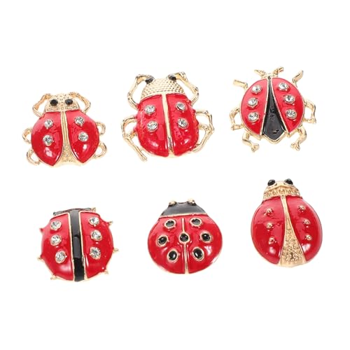 PartyKindom 6 Stück Teiliges Emaille Broschen Pin Anstecknadeln Cartoon Tier Schmuck für Frauen Diy Kleidung Dekoration Langlebig von PartyKindom