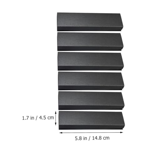 PartyKindom 6 Stück Teiliges Füllfederhalter Etui mit Stabilem Verschluss Kompakte Schmuckbox für Schmuck und Stifte Geschenkbox mit Kissen für Büro Geburtstag und Festlichkeiten von PartyKindom