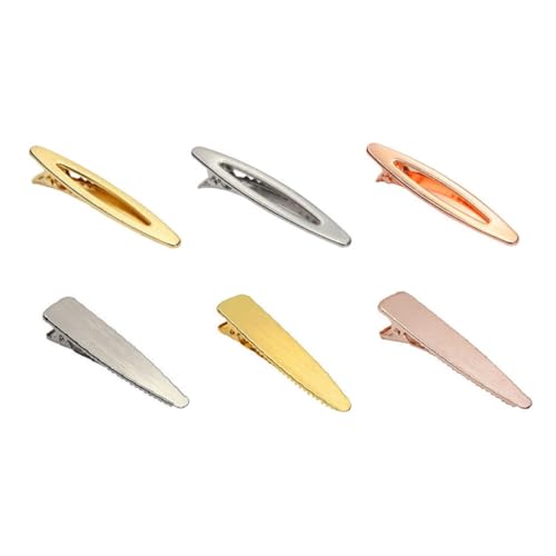PartyKindom 6 Stück Teiliges Haarklammern aus Hochwertiger Rutschfeste Duckbill Haarspangen in Gold Silber und Roségold Haarschmuck Accessoires für Damen und Mädchen PartyKindom 6 Stück Teiliges Haarklammern aus Hochwertiger Rutschfeste Duckbill Haarspangen in Gold Silber und Roségold Haarschmuck Accessoires für Damen und Mädchen von PartyKindom