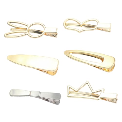 PartyKindom 6 Stück Teiliges Metall Haarspangen Entenform Rutschfeste Bobby Pins für Frauen Mädchen Langlebige Legierung Eleganter Haarschmuck für Alltag und Besondere Anlässe PartyKindom 6 Stück Teiliges Metall Haarspangen Entenform Rutschfeste Bobby Pins für Frauen Mädchen Langlebige Legierung Eleganter Haarschmuck für Alltag und Besondere Anlässe von PartyKindom