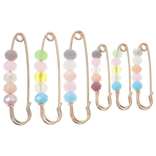 PartyKindom 6 Stück Teiliges Verstellbarer Hosenbund Clip für Frauen Licht Knopf Brosche zum Straffen und Anpassen Hosenbunds für Jeans und Röcke von PartyKindom