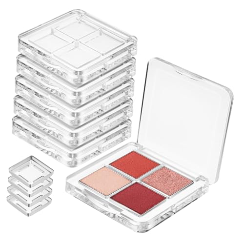 PartyKindom 6stücke Leere Make-up-palette Aus Kunststoff Mit Gitterdesign Für Lidschatten Lidschatten-halter Aus Transparentem Material Mit Sicherem Verschluss Für Make-up-station PartyKindom 6stücke Leere Make-up-palette Aus Kunststoff Mit Gitterdesign Für Lidschatten Lidschatten-halter Aus Transparentem Material Mit Sicherem Verschluss Für Make-up-station von PartyKindom