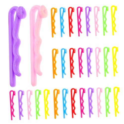 PartyKindom 60stücke Einfache Haarspangen Aus Kunststoff Für Diy-kopfschmuck Und Bastelzubehör Für Junge Mädchen Handwerkliche Projekte Und Bastelnachmittage von PartyKindom
