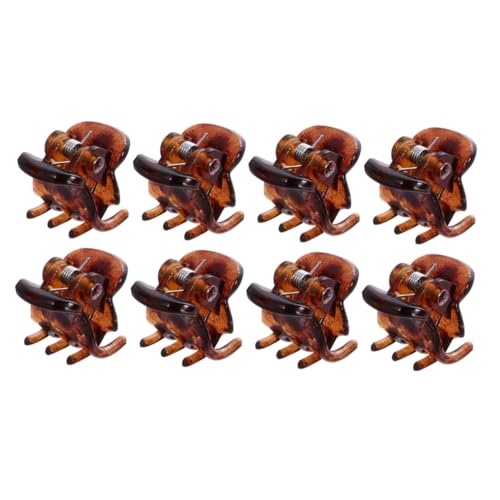 PartyKindom 60 Stück Teiliges Kleine Haarklammern aus Kunststoff Mini Haarkrallen für Damen Mädchen Kompakte Haarspangen in Kaffee Langlebig und Vielseitig für Verschiedene Frisuren PartyKindom 60 Stück Teiliges Kleine Haarklammern aus Kunststoff Mini Haarkrallen für Damen Mädchen Kompakte Haarspangen in Kaffee Langlebig und Vielseitig für Verschiedene Frisuren von PartyKindom