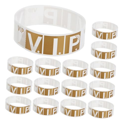 PartyKindom 600 Stück Wasserdichte Papier Armbänder für Events Einlassbänder mit Universalgröße Schnellidentifikation für Festivals Konzerte Messen Geeignet Langlebige Party Handgelenksbänder von PartyKindom