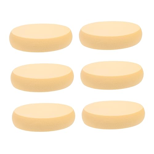 PartyKindom 6stücke Ovale Puderquaste Geschmeidige Puderquasten Kompakte Puderquasten Foundation Make up Quasten Kosmetikquasten Für Mädchen Hautfreundliches Material Make up Tools von PartyKindom