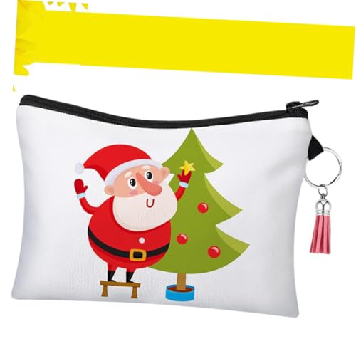 PartyKindom 8 Sätze Teiliges Canvas Kosmetiktaschen Sublimationsfähige Make Up Tasche mit Reißverschluss Leichte Tragbare Federmäppchen für Reisen und Alltagsorganisation von PartyKindom