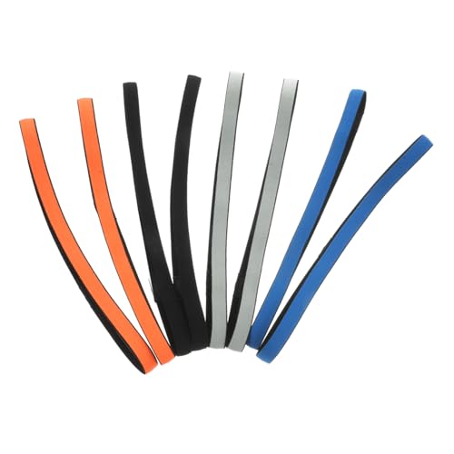 PartyKindom 8Stücke Elastische Sport Stirnbänder für Antirutsch Fitness Kopfbänder für Yoga und Sport Atmungsaktiv Schweißableitend von PartyKindom