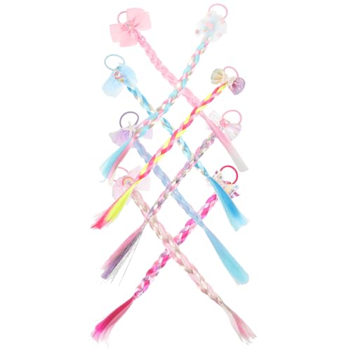 PartyKindom 8stücke Junge Mädchen Haar Flecht Verlängerungen Bunte Synthetische Haarteile Mädchen Zubehör Für Party Cosplay Alltag PartyKindom 8stücke Junge Mädchen Haar Flecht Verlängerungen Bunte Synthetische Haarteile Mädchen Zubehör Für Party Cosplay Alltag von PartyKindom