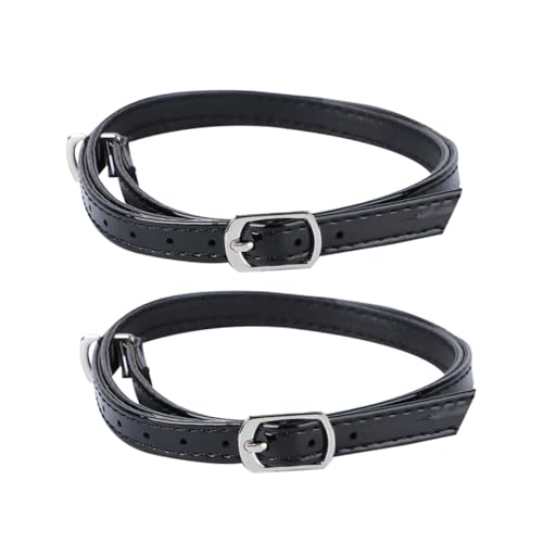 PartyKindom Abnehmbare Kreuz knöchelriemen Pu Obermaterial High Heel Schuhbänder Anti rutsch für Damen Pumps Perfekter Halt Verstellbar Sicherer Sitz gegen Abrutschen bei Hochzeit und Party von PartyKindom