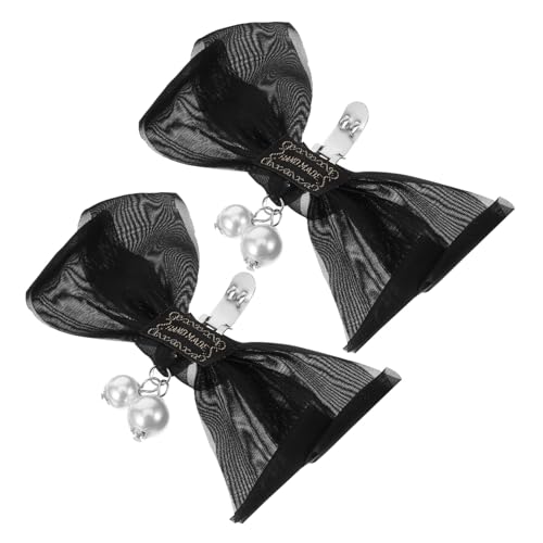 PartyKindom Abnehmbare Schleifen Schuhclips aus Weichem Stoff mit Perlenbesatz Vielseitige Schuhverzierung für Damen Hochzeit Party Abschlussball und Alltag Wiederverwendbare PartyKindom Abnehmbare Schleifen Schuhclips aus Weichem Stoff mit Perlenbesatz Vielseitige Schuhverzierung für Damen Hochzeit Party Abschlussball und Alltag Wiederverwendbare von PartyKindom