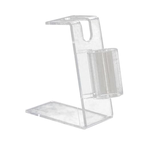 PartyKindom Acryl Tattoo Maschinenhalter Weiß Display Ständer Organizer für Zuhause Profi Anfänger Langlebig Geschenk Tattoozubehör von PartyKindom