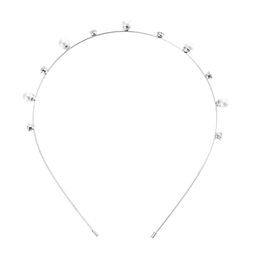 PartyKindom Alloy Perlen Haarreif Braut Haarschmuck Vintage Stirnband Damen Accessoire Hochzeit Schmuck PartyKindom Alloy Perlen Haarreif Braut Haarschmuck Vintage Stirnband Damen Accessoire Hochzeit Schmuck von PartyKindom