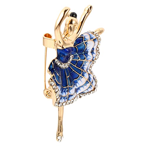 PartyKindom Alloy Strass Brosche Ballet tänzerin Eleganter Brustpin Damen Modeschmuck für Party und Fest von PartyKindom