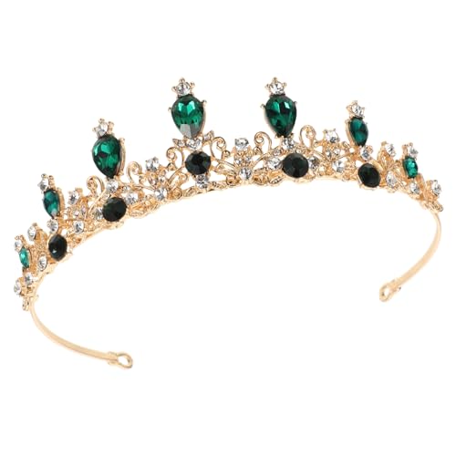 PartyKindom Alloy Tiara Haarreif für Verschleißfest mit Funkelnden Strasssteinen Geburtstagskrone für Mädchen für Hochzeiten Partys und Festliche Anlässe von PartyKindom