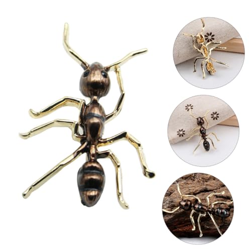 PartyKindom Ant Brosche aus Langlebiger Legierung Realistisch Gestaltet Modisches Accessoire für Kleidung Taschen Rucksäcke und Hüte Vielseitig Einsetzbar Trendige Damen Anstecknadel in von PartyKindom