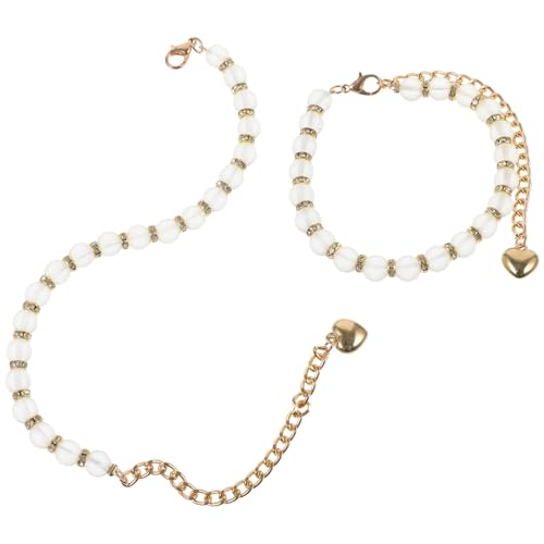 PartyKindom Anti lose High Heel Schnürsenkel mit Perlen Abnehmbare Pumps Schuhriemen für Damen Einfache Anwendung Rutschfeste High Heel Straps für Sicheres Tragen bei Events und Alltag von PartyKindom