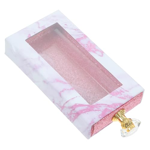 PartyKindom Aufbewahrungsbox für Künstliche Wimpern mit Griff Transparenter Schublade Rechteckig Stabiles Papier Kunststoffmaterial Wimpernbox für Beauty Shops und Zuhause Einfach zu Öffnen PartyKindom Aufbewahrungsbox für Künstliche Wimpern mit Griff Transparenter Schublade Rechteckig Stabiles Papier Kunststoffmaterial Wimpernbox für Beauty Shops und Zuhause Einfach zu Öffnen von PartyKindom