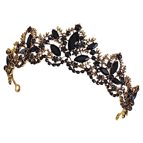 PartyKindom Barock Braut Tiara Alloy Krone Elegant Glänzend Vintage Haarschmuck für Hochzeit Party Damen von PartyKindom