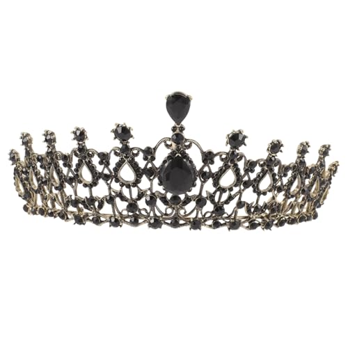 PartyKindom Barock Braut Tiara Strass Hochzeit Haarschmuck Elegant Party Kopfschmuck Für Damen und Mädchen Geburtstag Festzug von PartyKindom