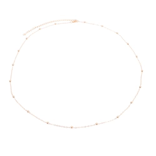 PartyKindom Goldener Taillengürtel Bauchketten Damen Legierung Metall Taillenkette für Strand Bikini und Boho Stil Verstellbar und Elegant von PartyKindom